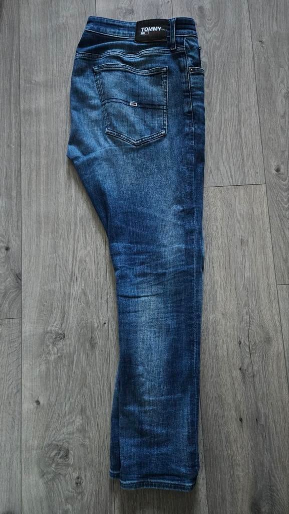 Tommy Hilfiger Jeans Heren Broek Simon Skinny W36 L30, Blauw, Overige jeansmaten, Ophalen of Verzenden, Gedragen
