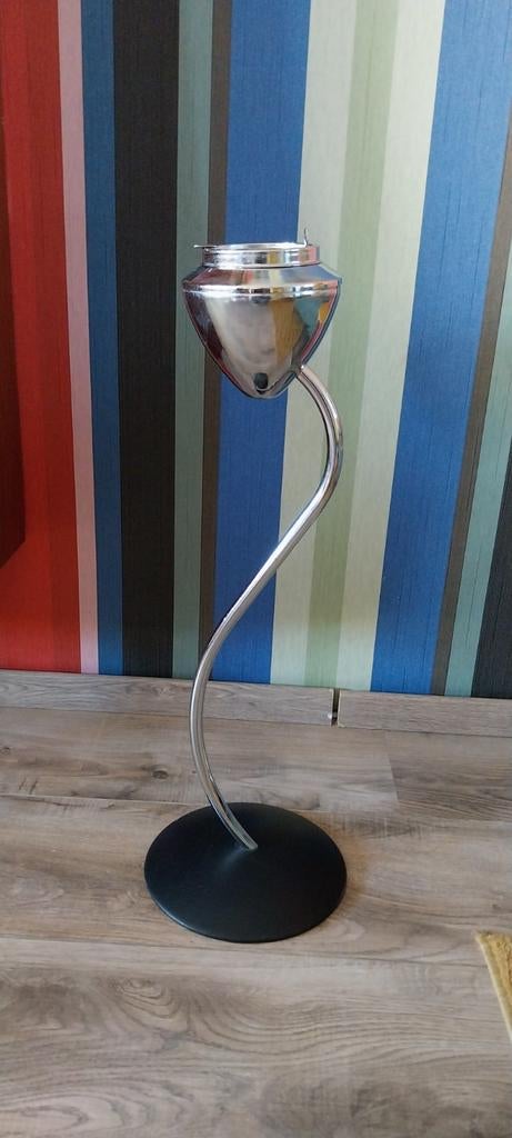 Vintage verchroomde staande asbak, Zack, Ophalen of Verzenden, Huis en Inrichting
