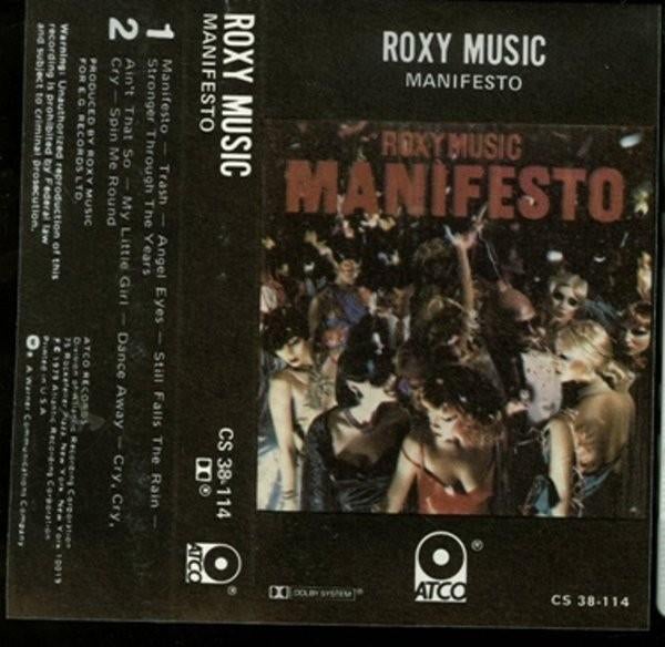 Roxy Music- manifesto MC, Gebruikt, 1 bandje, Ophalen of Verzenden, Origineel