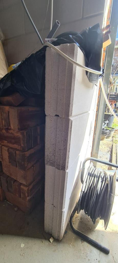 Kalkzandsteen Vellingblok V100/198 - 75 stuks met lijm, Ophalen, Nieuw, Kalkzandstenen