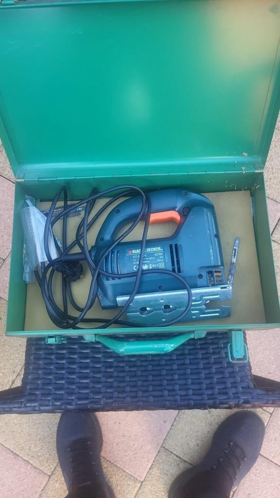 Decoupeerzaag black&decker, Ophalen