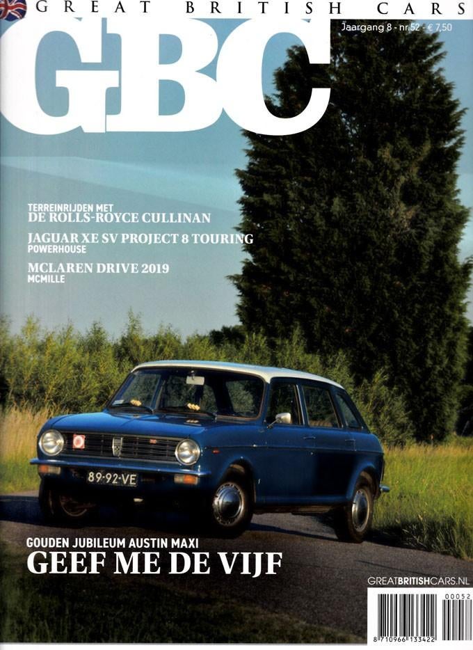 GBC 52 2019 ( NL ) : Morris Mini - Morgan Plus 6 - Jaguar XE, Boeken, Ophalen of Verzenden, Gelezen, Algemeen