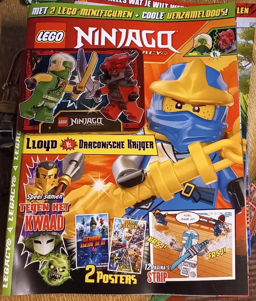 Lego Ninjago Draconische krijger Lloyd , in blikje op magazi, Ophalen of Verzenden, Nieuw