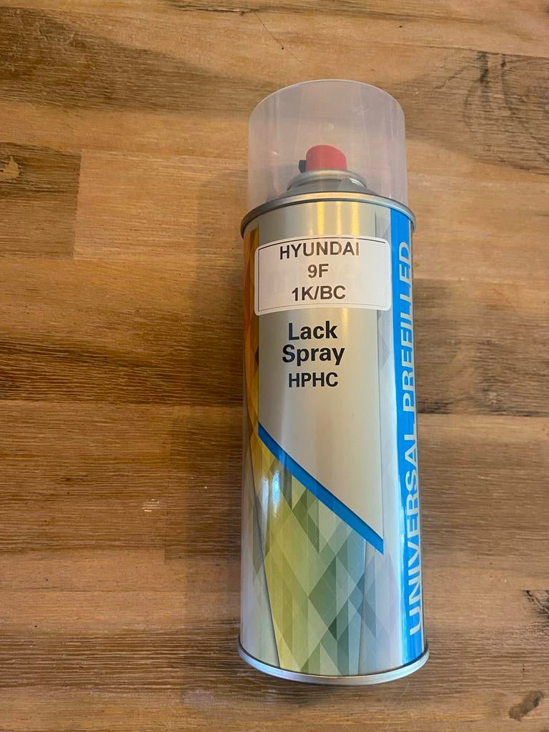 Hyundai 9F 1K/BC Lack Spray HPHC - Autolak Spuitbus, Ophalen of Verzenden