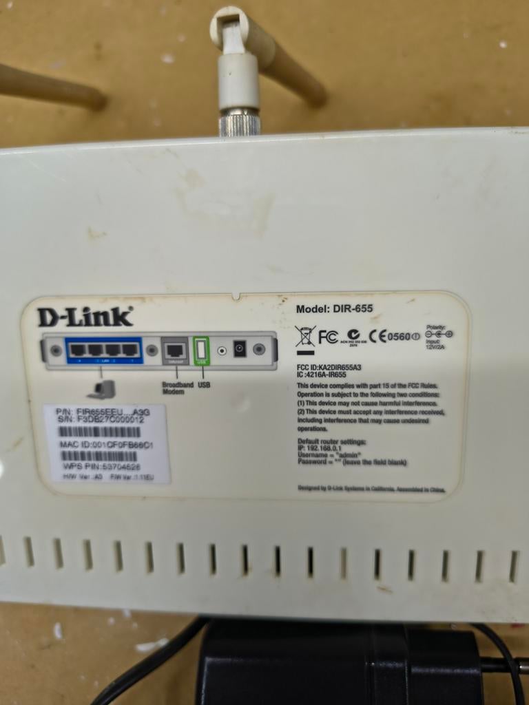 D-Link DIR-655 Wireless Router, Ophalen of Verzenden, D-Link