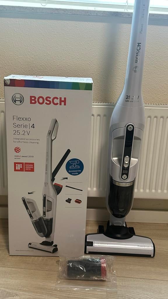 Bosch Flexxo Serie 4 stofzuiger met extra filter, Witgoed en Apparatuur, Stofzuigers, Ophalen, Gebruikt, Reservoir, Stofzuiger