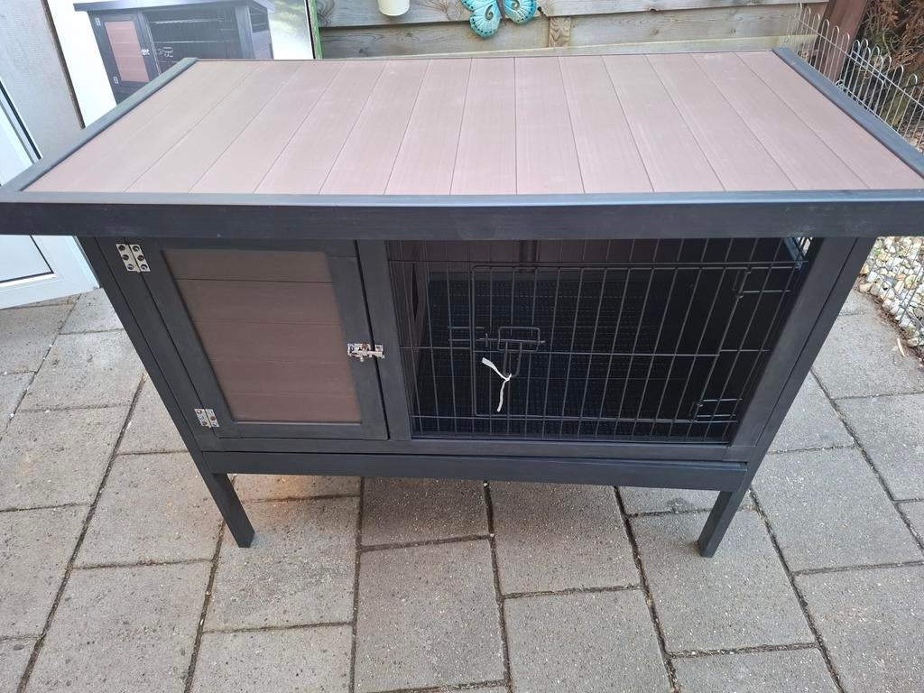 Nieuw konijnen/caviahok degelijk en zwaar 30 kilo, Ophalen, 110 cm of meer, Hok, 90 cm of meer