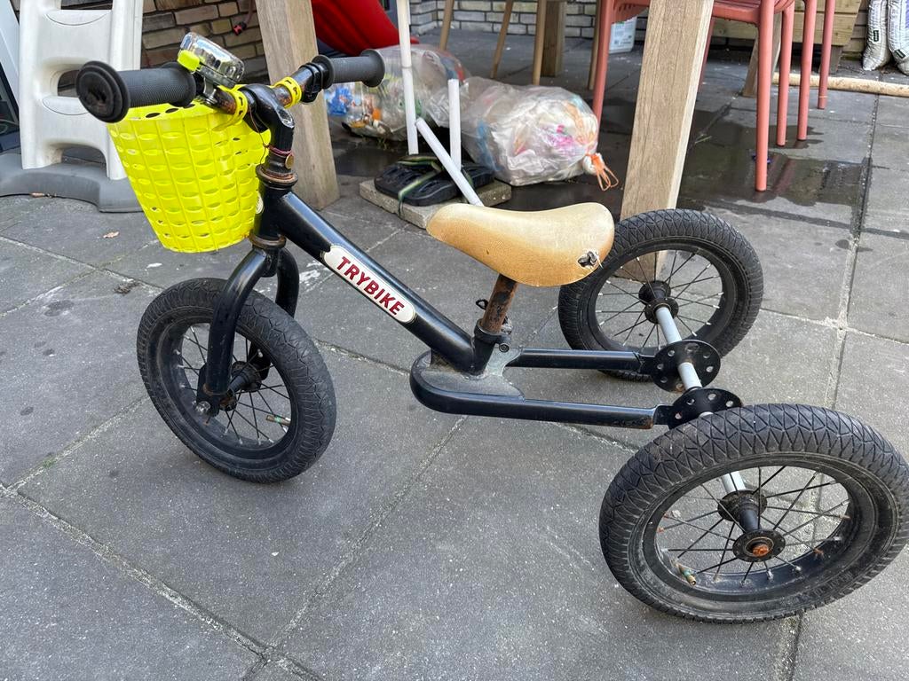 Trybike loopfiets/driewieler met mandje, Ophalen, Gebruikt