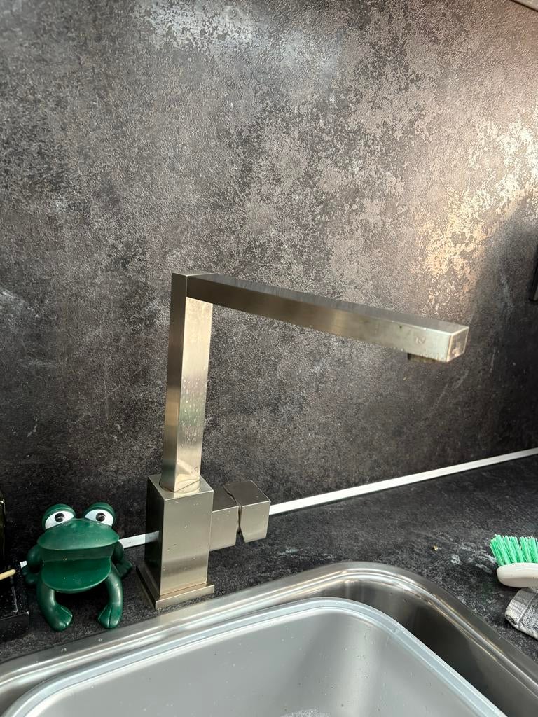 RVS kraan - merk JOB, Doe-het-zelf en Verbouw, Ophalen of Verzenden, Gebruikt, Rvs, Kraan