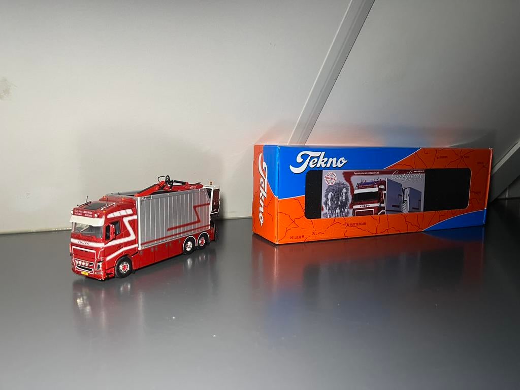 Tekno Volvo G&J van Leeuwen, Ophalen of Verzenden, Zo goed als nieuw, Bus of Vrachtwagen, Herpa
