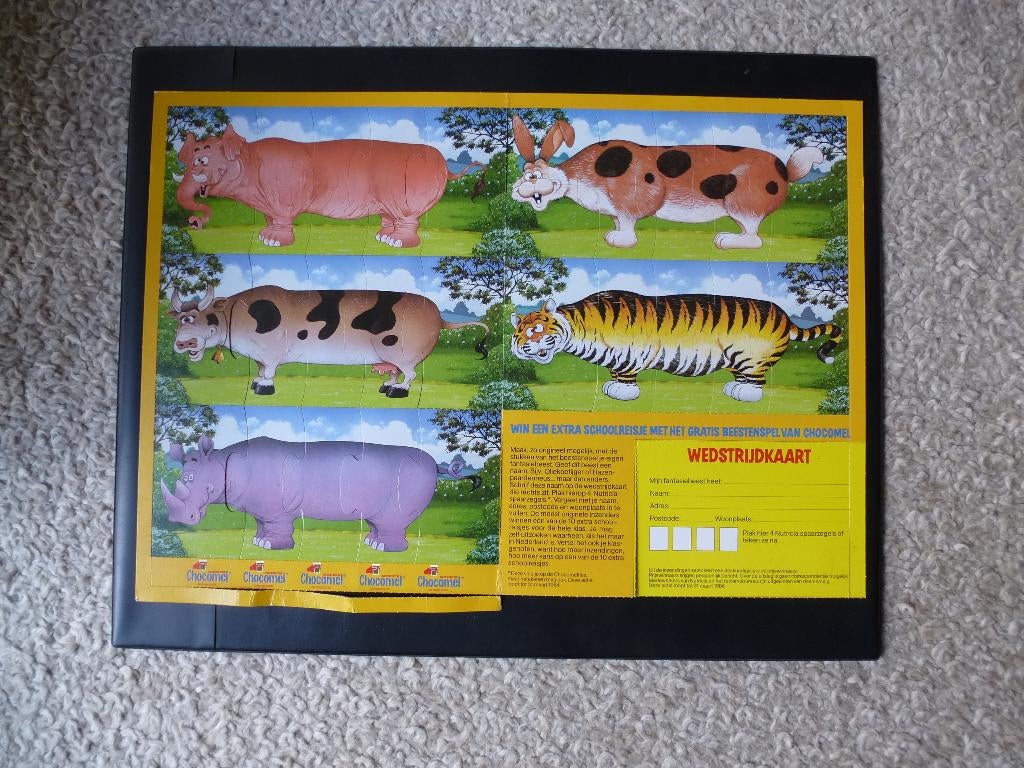 Nutricia Chocomel Beestenspel, 1984, nieuw, Ophalen of Verzenden, Nieuw, Overige typen