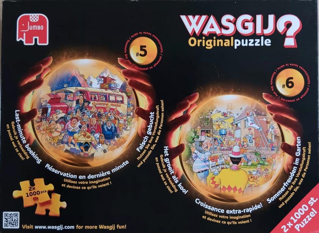 Wasgij original 5 en 6, Ophalen of Verzenden, 500 t/m 1500 stukjes, Zo goed als nieuw