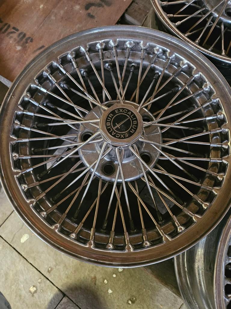 Excalibur spaakvelgen set (4 stuks), Ophalen of Verzenden, Gebruikt, Velg(en)