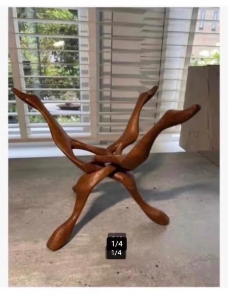 Houten houder dier voor bv. Schaal, Bord, Bol, e.d., Ophalen of Verzenden