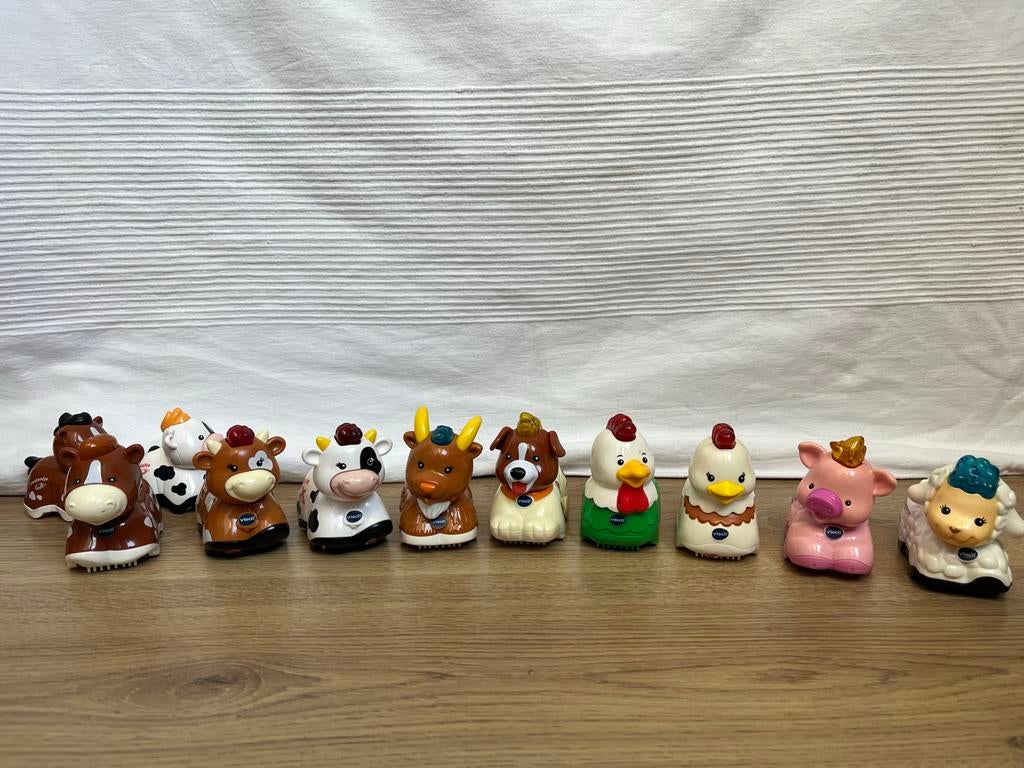 VTech Zoef Zoef Dieren (16 stuks), Ophalen, Gebruikt, Overige typen, Met licht