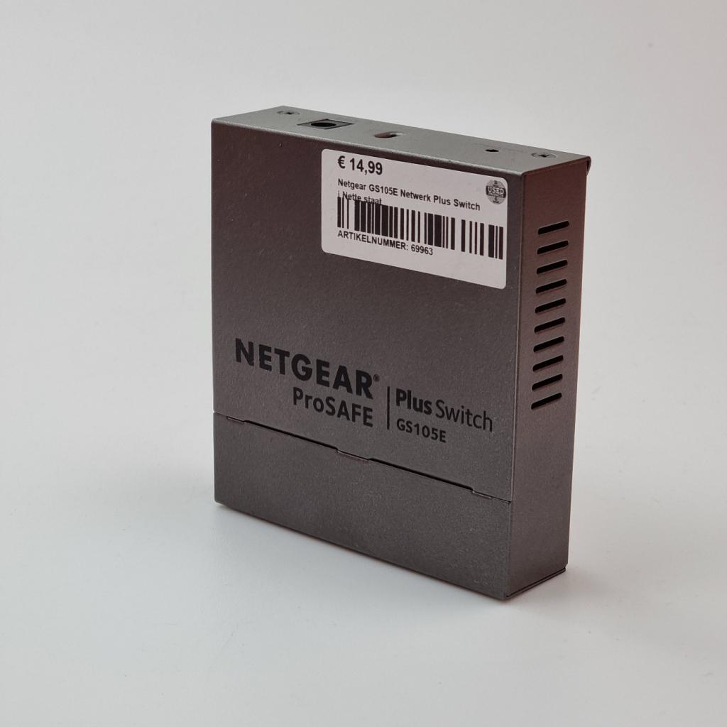 Netgear GS105E Netwerk Plus Switch | Nette Staat, Netgear, Zo goed als nieuw, Sales@netgear.com, 350 E. Plumeria Drive
San Jose, CA 95134
United States