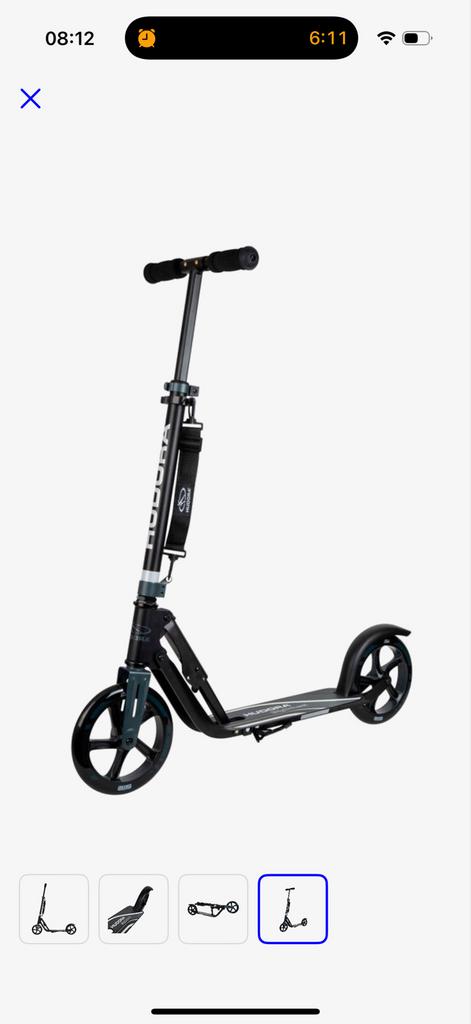 Hudora big wheels step, Ophalen, Zo goed als nieuw, Gewone step