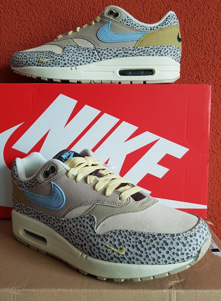AIR MAX 1 "SAFARI COBBLESTONE" (2022) - maat 41 - nieuw!, Overige kleuren, Nieuw, Ophalen of Verzenden, Sneakers of Gympen