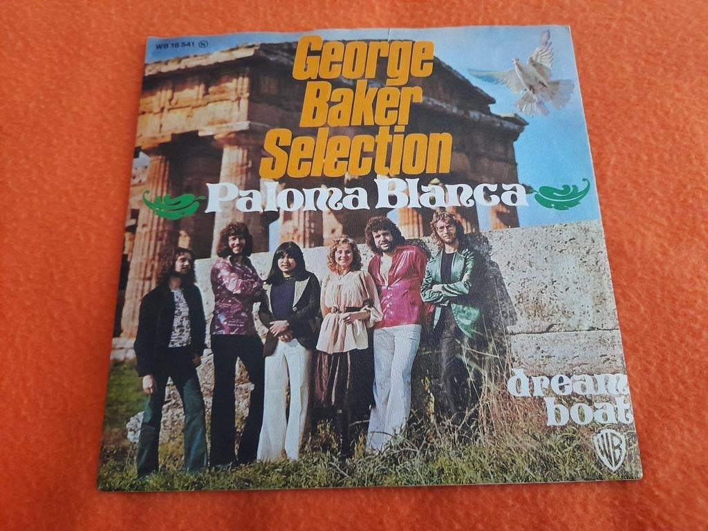 George Baker Selection - Paloma blanco (1975), Cd's en Dvd's, Vinyl Singles, Gebruikt, Single, Pop, 7 inch, Ophalen of Verzenden