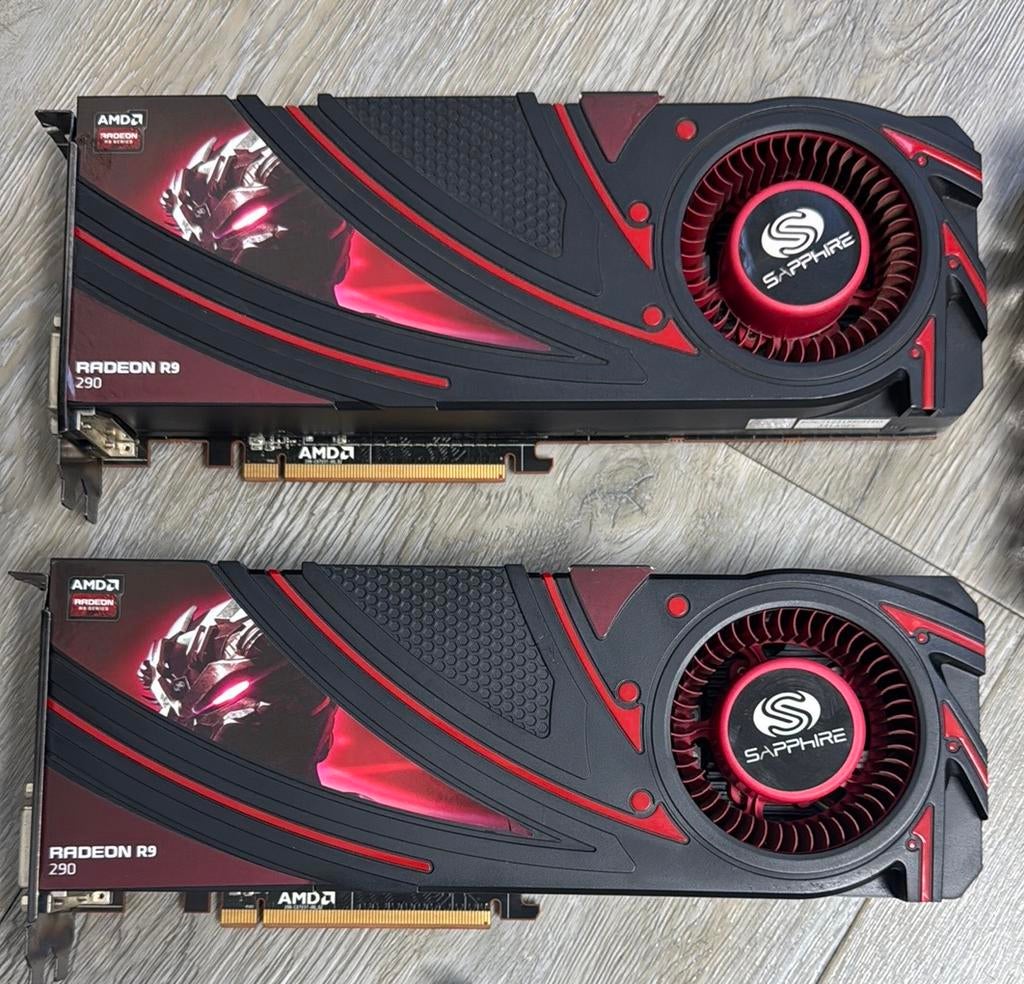 Amd Radeon R9 290 2x identiek! Crossfire, Computers en Software, Videokaarten, Ophalen of Verzenden, Zo goed als nieuw, GDDR5