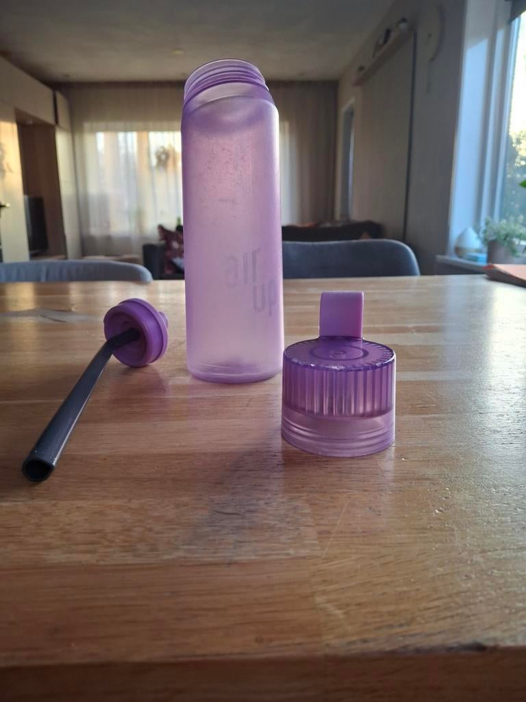 Air Up drinkfles paars, Sport en Fitness, Bidons, Ophalen of Verzenden, Gebruikt