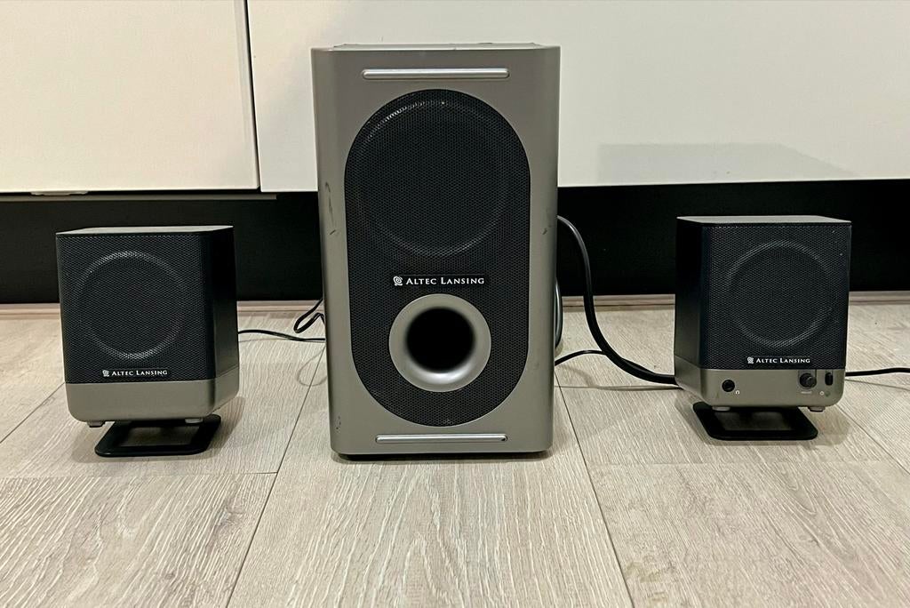 Altec Lansing pc speakerset, Ophalen of Verzenden, Gebruikt, Audiokanaal 2.1