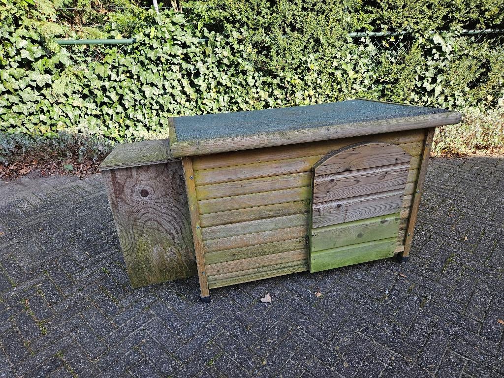 Hondenhok voor buiten met verwarming, Ophalen, Gebruikt, 65 tot 100 cm, Hondenhok