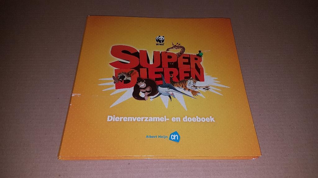 Boek - Super dieren dierenverzamel- en doeboek - AH, Verzamelen, Supermarktacties, Albert Heijn, Ophalen of Verzenden
