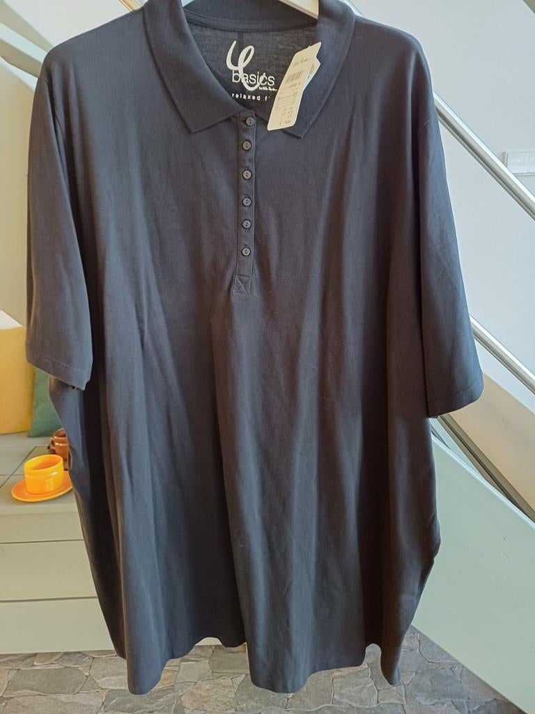 Nieuwe polo Ulla Popken 62/64, Kleding | Dames, Grote Maten, Ophalen of Verzenden, Nieuw, Zwart, Shirt of Top