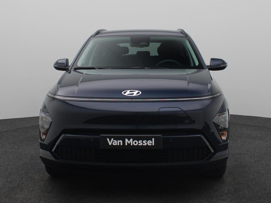 Hyundai Kona Electric Long Range Pure Edition 64.8 kWh | Ach, Stof, Zwart, Met garantie (alle), Blauw