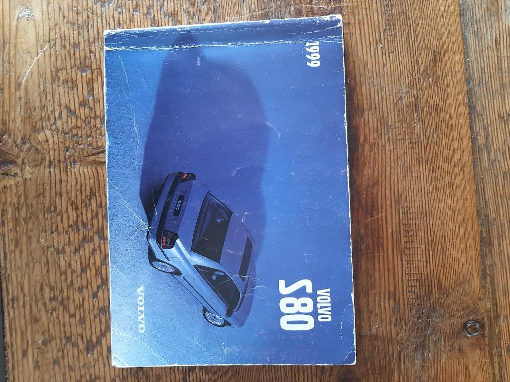 Handleiding Volvo S80 2.9, Auto diversen, Ophalen of Verzenden