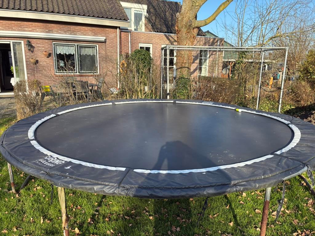 Trampoline, Kinderen en Baby's, Speelgoed | Buiten | Trampolines, Ophalen of Verzenden, Gebruikt