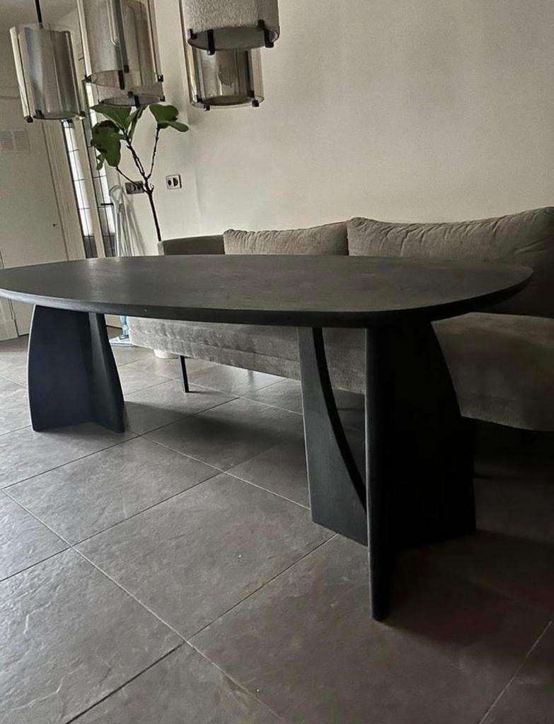 Table du Sud Deens Ovaal eettafel, Ophalen, Eikenhout, 50 tot 100 cm, Zo goed als nieuw