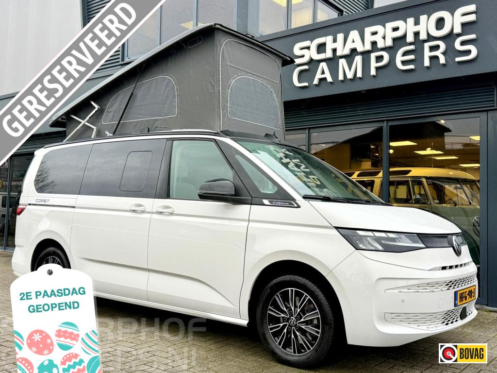VW California 2.0 TSI 204 DSG Benzine Mod. 2025/COAST/OCEAN), Buscamper of Camperbus, Volkswagen, Bedrijf, Koelkast