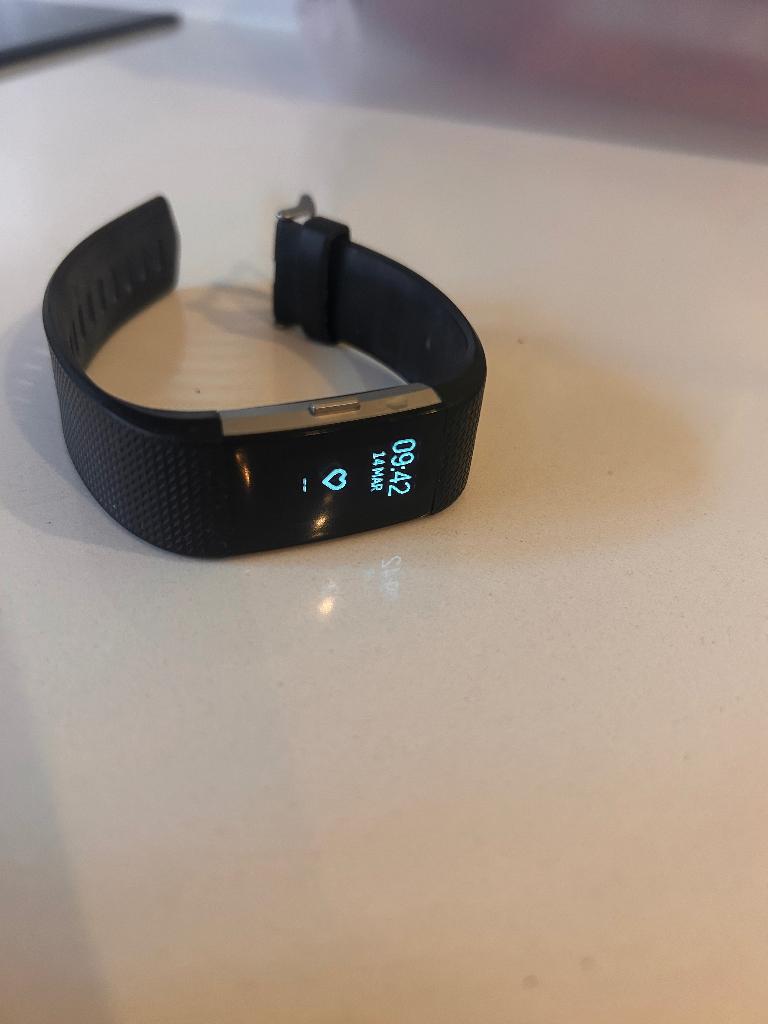 Fitbit Charge 2, Gebruikt, FitBit, Zwart, GPS