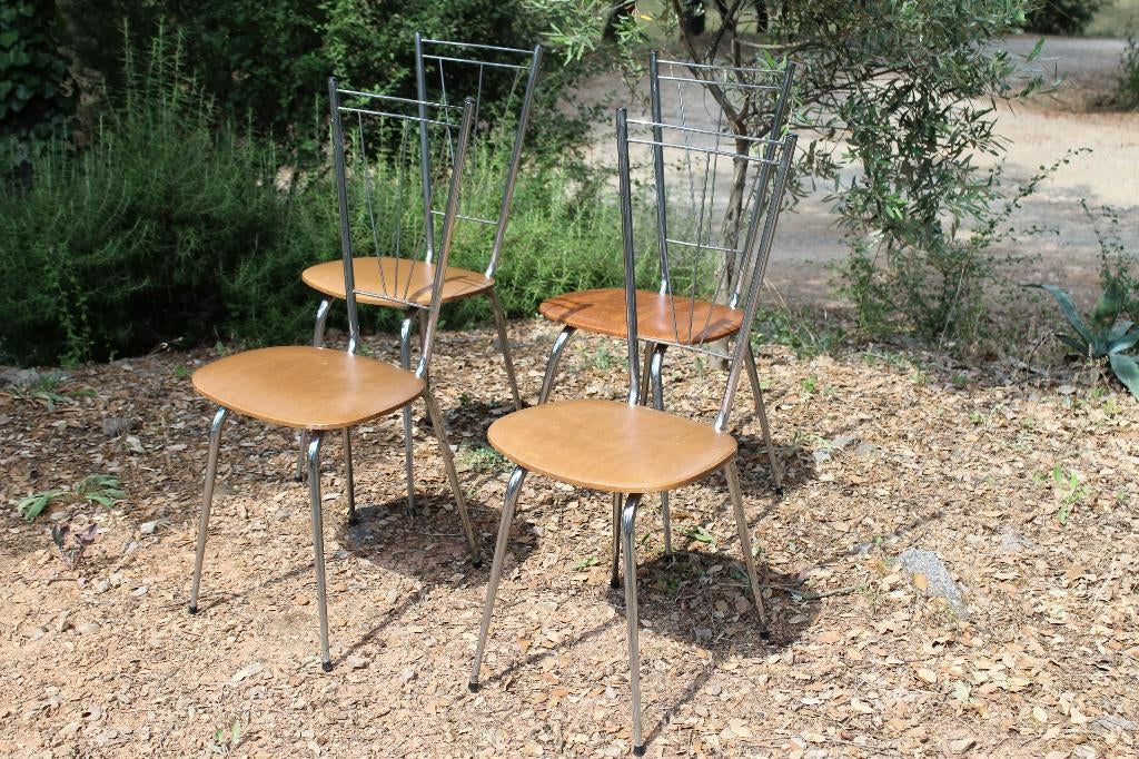 Brocante - Set Retro-stoelen, jaren ‘70!, Ophalen, Huis en Inrichting