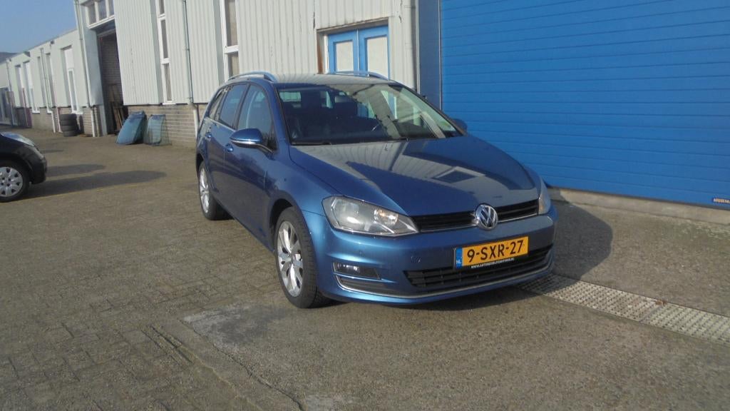 VW GOLF 7 - BENZINE 1.4 TSI - JAAR 2014, Euro 5, Zwart, 4 cilinders, Blauw