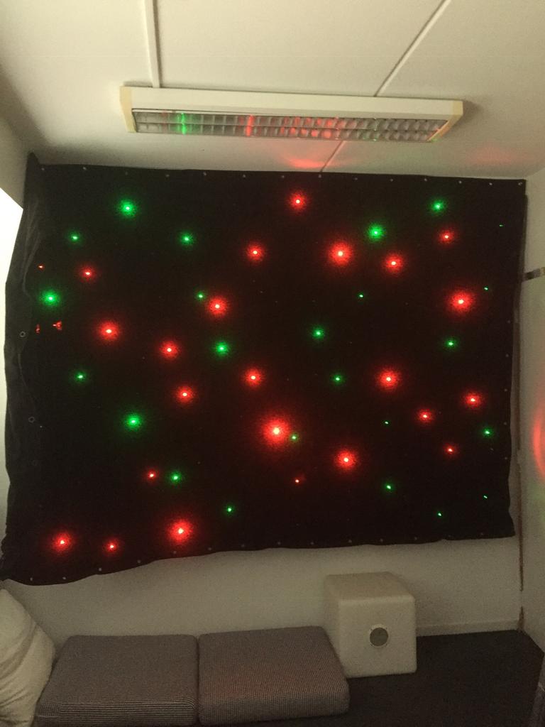 Led gordijn 2x3 meter, Muziek en Instrumenten, Ophalen of Verzenden, Zo goed als nieuw, Licht