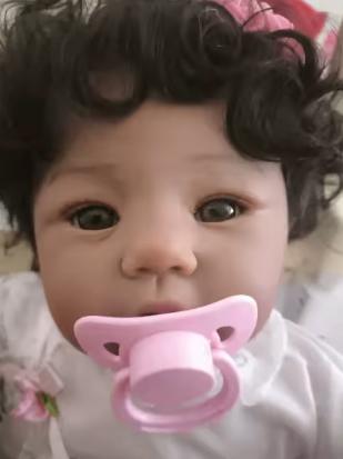 Realistische baby pop levensecht Abigail (46cm), Ophalen of Verzenden, Nieuw, Pop, Levensecht of Reborn