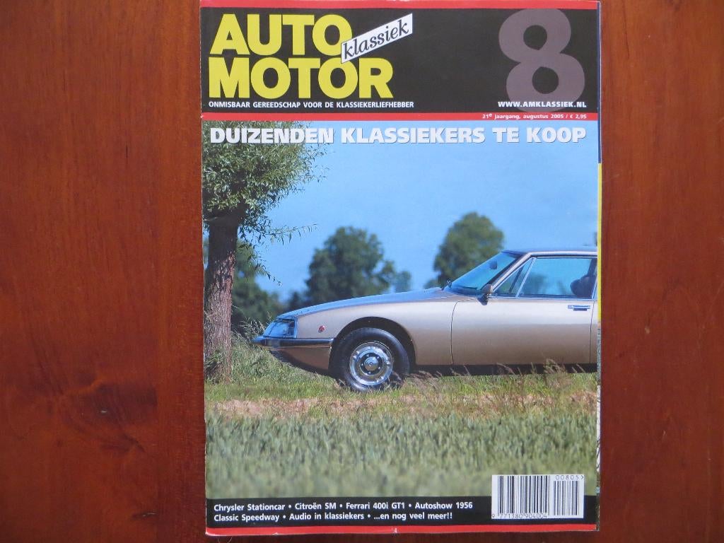 Auto Motor Klassiek 8 2005 Citroën SM, 400i GT1, Chrysler, Ophalen of Verzenden, Nieuw, Citroën