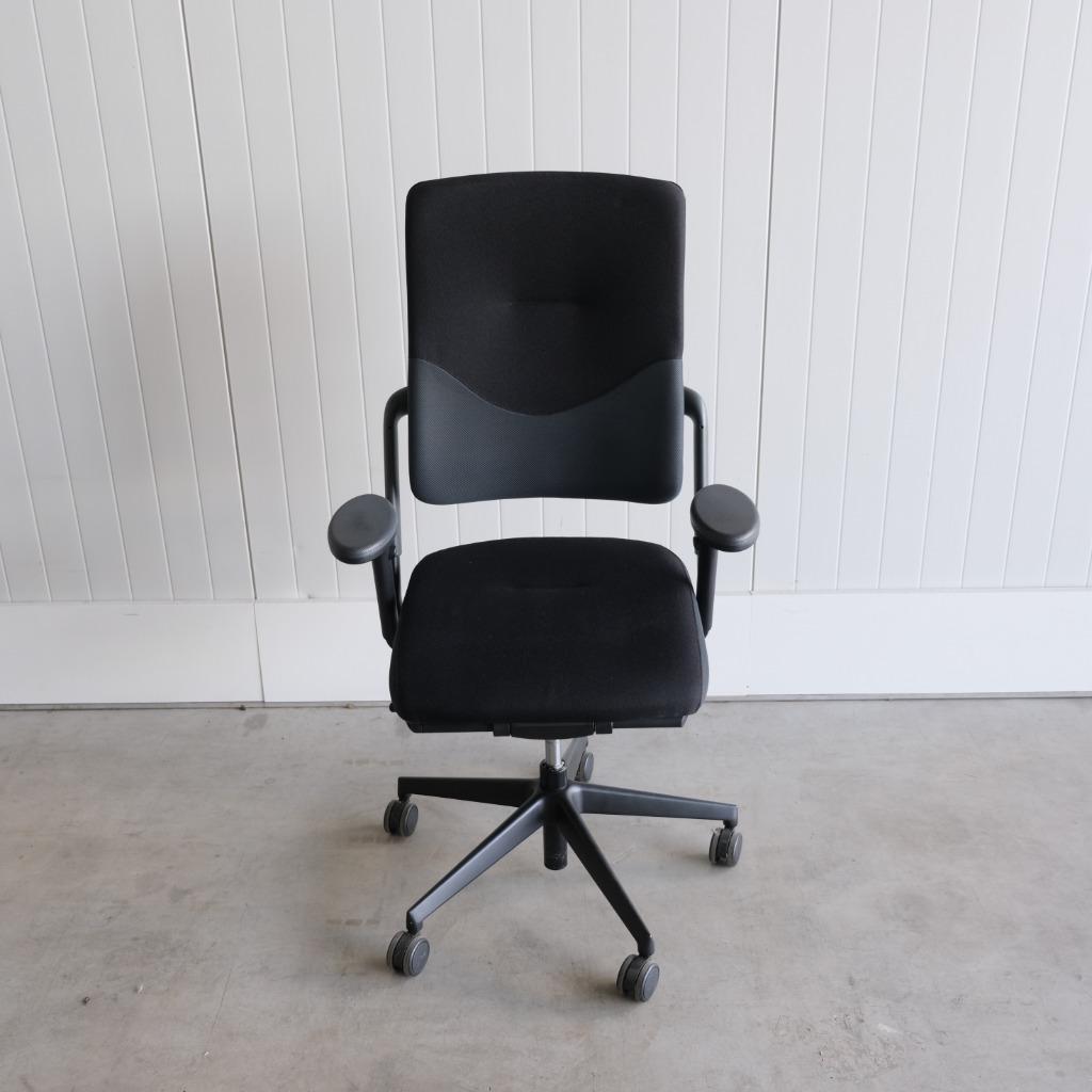 Grahl Xenium bureaustoel, Zwart/Grijs gestoffeerd, NPR1813, Gebruikt, -, Zwart, -