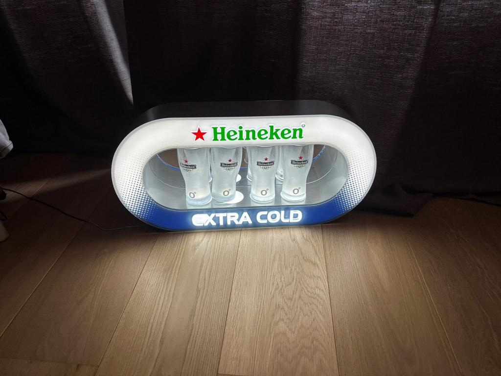 Heineken Extra Cold Glazenkoeler met 4 Glazen, Ophalen