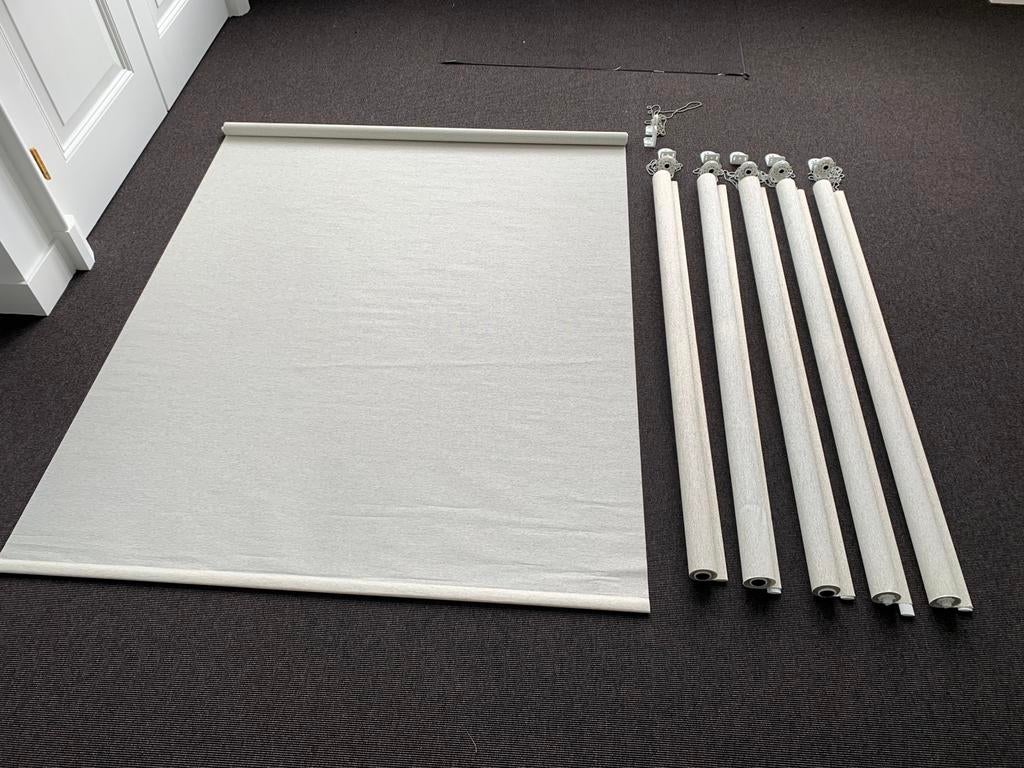 Rolgordijnen 6 stuks - 140x250cm - Gemêleerd, Ophalen of Verzenden, Gebruikt, 100 tot 150 cm, 200 cm of meer