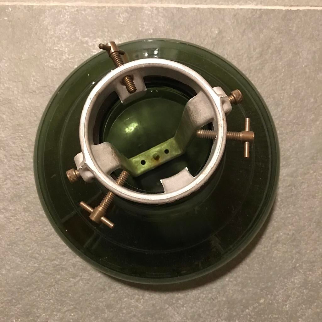 Bulach glas groen kerstboom voet vintage standaard, Diversen, Kerst, Ophalen of Verzenden, Gebruikt