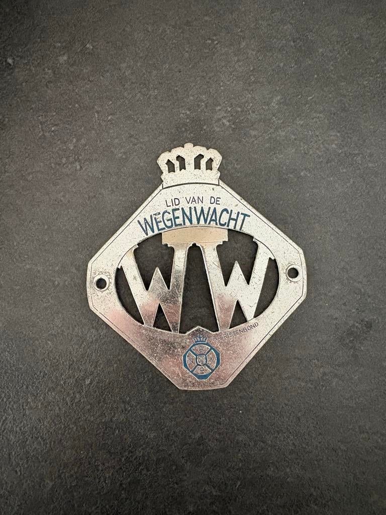 Oud ANWB Wegenwacht embleem, Ophalen of Verzenden, Gebruikt, Overige typen