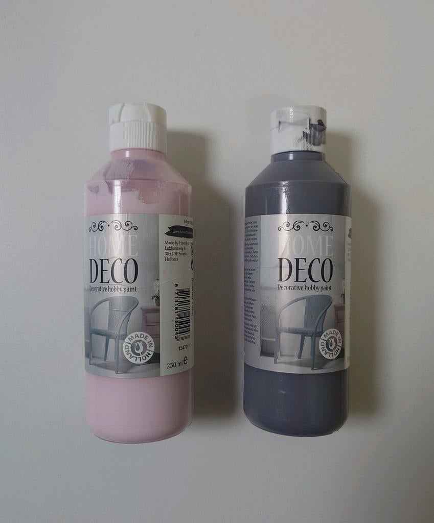 Home Deco hobby verf mat roze en grijs, Ophalen of Verzenden, Zo goed als nieuw