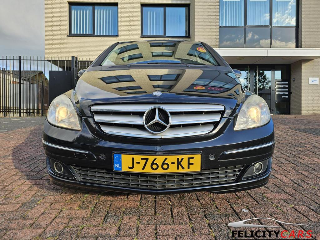 Mercedes B-klasse 170 aut. Leer pano nieuwe apk, 4 cilinders, 116 pk, Zwart, 14 km/l