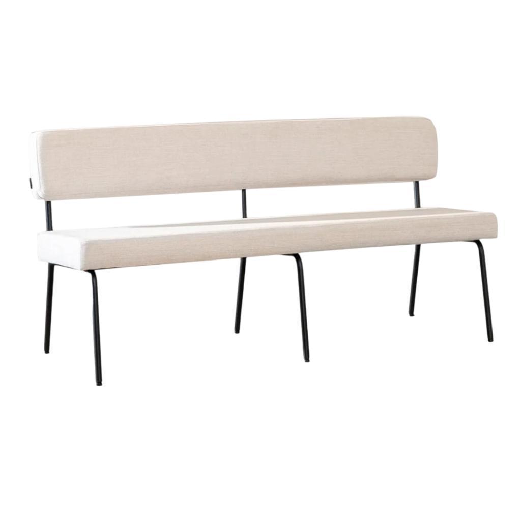 MN Kantinebank Espen 160 cm Polyester, Overige kleuren, Nieuw, Ophalen of Verzenden, Vijf, Zes of meer stoelen