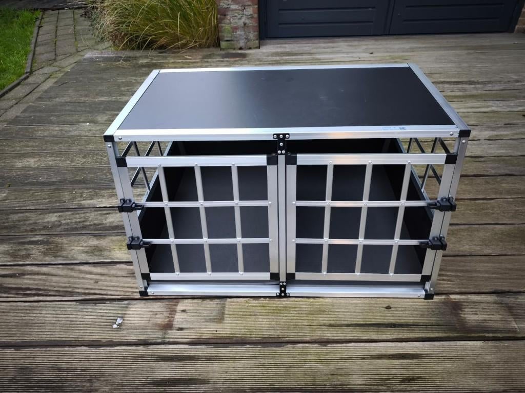 XL Dog Transport Crate, Dieren en Toebehoren, Hondenbenches, Zo goed als nieuw, Ophalen