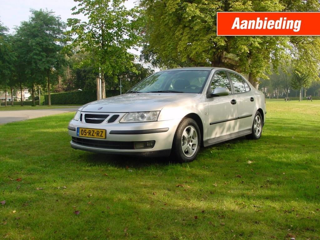 Saab 9-3 1.9 TID Sport Sedan 88KW E3 2005 Grijs / KORTING!, Auto's, Saab, Voorwielaandrijving, Regensensor, 4 cilinders, Origineel Nederlands